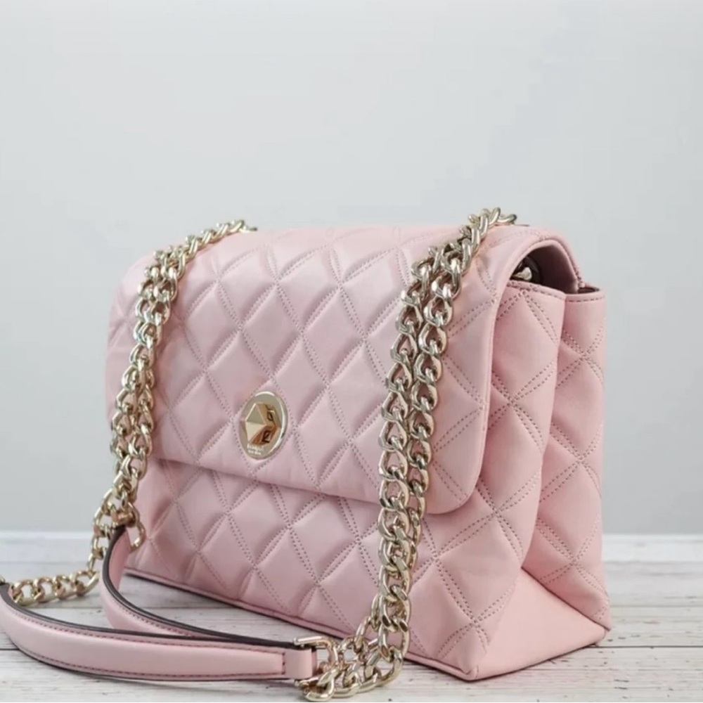 Kate Spade Blush Quilted Shoulder Bag - Picture 4 of 9